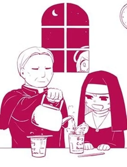 アボガド6的神父和修女與天使