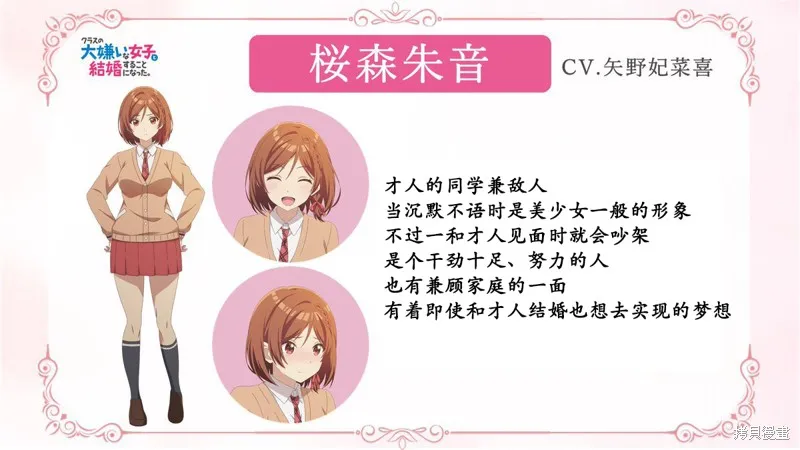 我要和班裡我最討厭的妹子結婚了,TV信息图一览,第1张